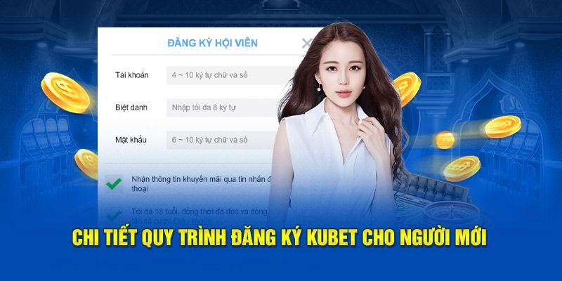 Kiểm tra lại thông tin và thực hiện xác nhận đăng ký Kubet